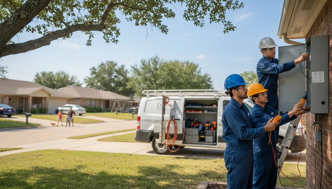 Certified electrician providing emergency electrical services in Glenville, PA